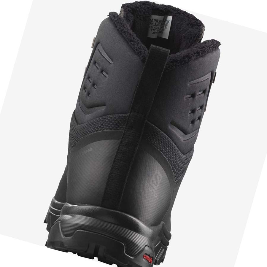 Salomon OUTBLAST THINSULATE™ CLIMASALOMON™ WATERPROOF Erkek Kışlık Botlar Siyah | TR 3384EBC